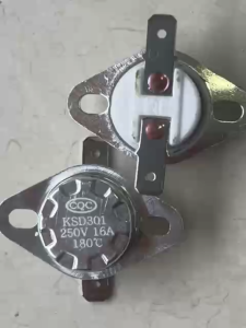 Rơ le nhiệt 180 độ C KSD301 250V 16A thường đóng