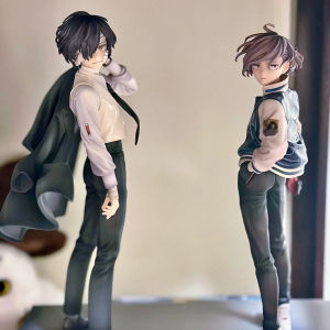 Bandai | 22cm Bungou Stray Dogs Anime Figure Youth Dazai Osamu Action Figure Nakahara Chuuya Figurine PVC Collection Model Doll Toys