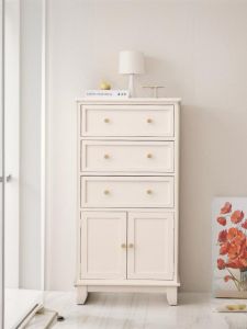 HENGDEMU | Aesthetic American Style Solid Wood Storage Cabinet