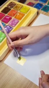 Miya Himi Gouache Metallic Set 18 Warna x 30 gr