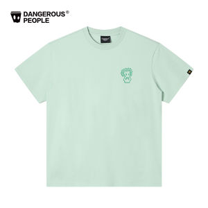 หลวม พอดีคอกลมแขนสั้นเสื้อยืดถุงกระดาษคนคู่เยาวชนแฟชั่นผ้าฝ้ายชุดลำลองทุกฤดูกาลคนอันตราย