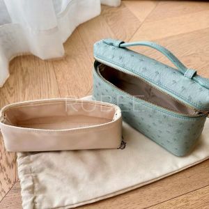 Ultra-Light Nylon Inner Bag Waterproof Storage Pouch for Loro Piana L19/23.5/27 Handbag Robee CN064 Pure Color Cubic Shape