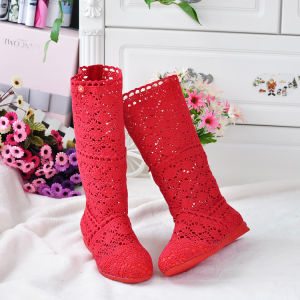 Giày Bốt Martin Đế Phẳng Mùa Thu 2025 Cho Nữ Giày Bốt Cao Cổ Lưới Đế Bằng Khoét Lỗ Giày Bốt Mùa Thu Phong Cách Thường Ngày