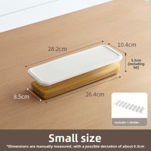 LANJIAOLUO | Food Grade Storage Box for Noodles and Pasta Large Capacity Sealed