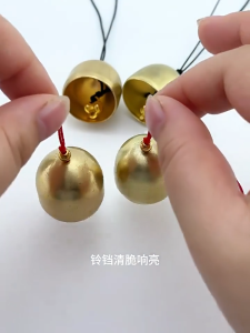 CHUÔNG ĐỒNG MINI TREO TRANG TRÍ | COMBO 5 CÁI | CHUÔNG DECOR NHẸ NHÀNG | PHỤ KIỆN NHÀ CỬA | DIY