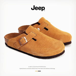 รองเท้าแตะผู้ชาย Jeep ฤดูร้อน 2025 รองเท้าแตะชายหาดแบบสวมสบายระดับไฮเอนด์สำหรับขับรถในช่วงฤดูร้อน รองเท้าแตะแบบสวมสบายสำหรับผู้ชาย