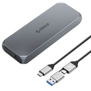 ORICO 40Gbps M.2 NVMe SSD Enclosure with Cooling Fan PCIe4.0 NVME Enclosure Metal Compatible Thunderbolt 3 4