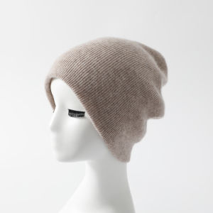 หมวกแคชเมียร์เพิ่มความหนาแบบชิ้นเดียวไร้รอยต่อสำหรับฤดูใบไม้ร่วงและฤดูหนาวหมวกลำลองสำหรับผู้หญิงหมวกไหมพรมป้องกันหูหมวกถักสองชั้นสำหรับผู้ชายคู่รัก