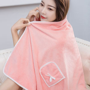 JIFANPAUL Hộ Gia Đình Tắm Có Nút Bông Không Nguyên Chất Có Độ Thấm Hút Cao Áo Choàng Tắm Người Lớn/Tắm Áo Vest Phong Cách Dành Cho Nam Và Nữ