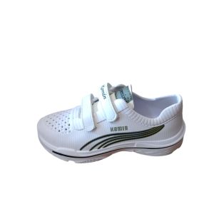 Sepatu Anak Sekolah Hitam Polos Bahan Karet