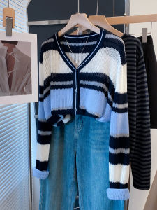 JIANDIYA | Loose & Casual V-Neck Knit Sweater with Cutouts