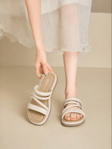 DUSTO | Flat Sandal for Women Beach Soft Sole