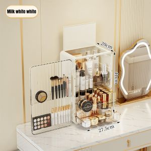 Luxury Desktop Large-capacity Dust-proof Cosmetics Storage Cabinet Skin Care Products Storage Cabinet
