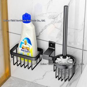 Wall Mounted Toilet Brush Organizer