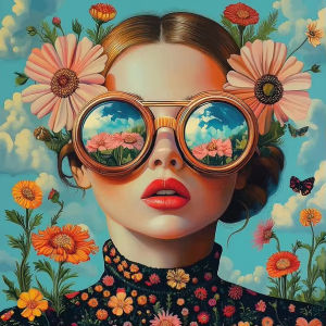Jigsaw Puzzle 500 1024pcs Abstract Woman Portrait Aesthetic Art For Adults Home Wall Decor Relaxing Gift Brain Teaser