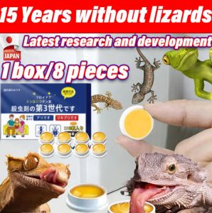 Lizard trap Lizard dies and air-dries after eating Lizard repellent 8 Pcs/Box killer Gecko repellent 100% mortality rate for geckos racun cicak paling kuat Geckos favorite food cicak killer Suitable for all household gecko killer