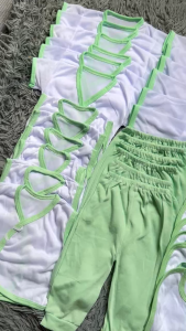 Longsleeve Tieside Colored Lining Cotton soft for newborn YCC2022L001