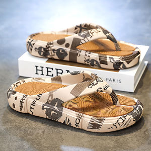 Guangdong Mens Summer Outdoor Wear Anti-Slip Wear-Resistant Soft Bottom Slippers Beach Sandals Comfortable Large Size Flip Flops