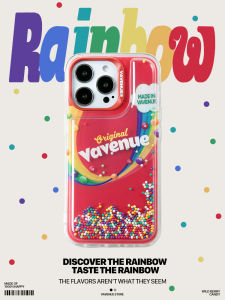 VAVENUE Rainbow Candy Shaking Bubble Pearl  Stress Relief Creative Design Full Cover Anti-Fall Mobile Phone Case