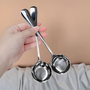 Round Headed Flat Bottom Soup Spoon