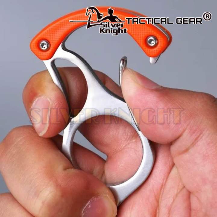 Multifunctional Keychain Parcel Open Tool Buckle Car Window Tool