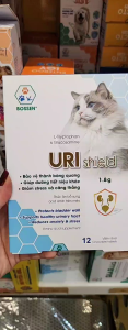 BOSSEN - URI Shield (cats) Hỗ Trợ Bảo Vệ Bàng Quang cho Mèo giúp tiết niệu khỏe 1 hộp 12 viên