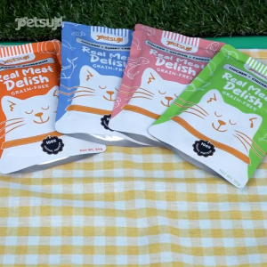 Petsup Cat Wet Food Cat Snacks 85g Cat Food Cat Kitten Wet Food Pouch Cat Treats Real Meat Delish