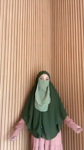 Cadar 2 Layer Bahan Diamond Crepe