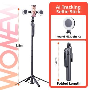 WONEW | Face Tracking Selfie Stick 3 in 1