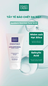 Tẩy Tế Bào Chết Da Mặt - MartiDerm Essentials Facial Scrub (50ml)