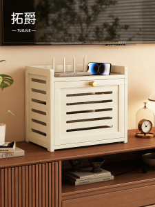 TUOJUE | Router Shelf Organizer Hide Cables No Drilling