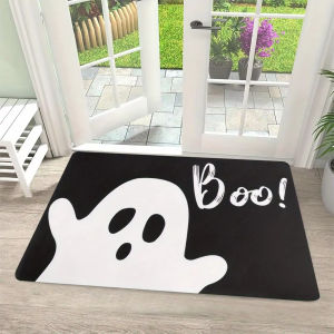 Thảm Chùi Chân Theo Chủ Đề Halloween Thiết Kế Bắt Mắt Dễ Thương Chất Liệu Polyester Có Thể Giặt Bằng Máy Cho Phòng Khách Nhà Bếp Trang Trí Nhà Cửa