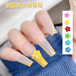 Summer Candy Color Cute Decorations Five Petal Flower Manicure