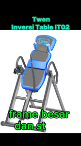 TWEN Inversion Table IT02 Foldable Premium Headstand Trainer Gravity Inversion Alat Olahraga