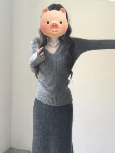 LIRUSHAN | New Small Stature Friendly Early Spring Knit Sweater Dress