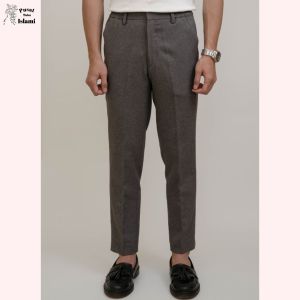 Celana Bahan Formal Slimfit Dark Grey - Fumio Navy Trousers