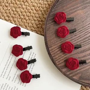 Korean Rose Flower Hair Clips: A Stylish Addition to Your Makeup Accessories