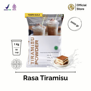 Bubuk Minuman Premium TIRAMISU 1Kg || Jakarta Bubble Drink | BPOM&HALAL