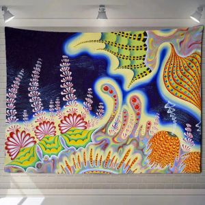 VIKAMA Bohemian-Style Tapestry Chinese-Inspired Wall Art for Living Room Entryway Study Wall Decor Tapestry Home Decor