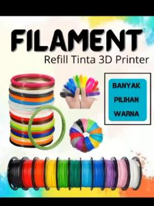 1 KG ABS FILAMENT REFILL ISI ULANG TINTA 3D PRINTER PRINT DIY STYLUS PRINTING MULTICOLOUR ALL WARNA COLOUR 1.75mm