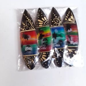 1 paket Magnet tempelan kulkas Surfing lukis hiasan kerajinan tangan
