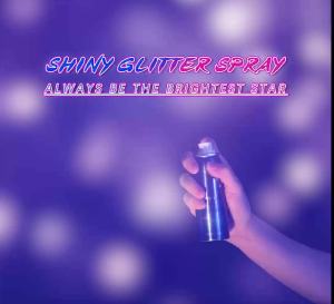 Body Glitter Spray Temporary Body Shimmer Spray for Face Hair Clothing Long Lasting Quick-Drying Shiny Hairspray for Music Festival Rave Nightclub Party Prom 2oz