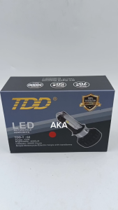 TDD T02 HEADLIGHT LED 40WATTS FOR MOTORCYLE WITH RED PARKLIGHT UNIVERSAL