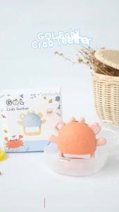 GOL Baby Crab Teether Gigitan Mainan Gelang Bayi Kepiting