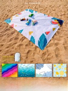 Thickened Foldable Waterproof Outdoor Camping Picnic Mat Anti-Moisture Beachblanket Portablefor Springouting FieldTravel