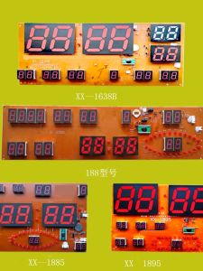 Modern Minimalist Wall Clock Display Chip Circuit Board Mainboard Core Digital Home Decor Clocks Square Rectangle Shape