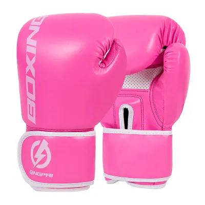 4/6/8/10oz Kids Women/Men Boxing Gloves Sanda Sparring Muay Thai MMA Karate Punch Training Mitts Kickboxing Boxe De Luva DEO