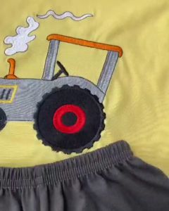 Kelfi Baju Setelan Anak Cowok Bordir: Bahan Adem & Lembut