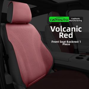 CapitAuto | Luxury Ventilated Napa Leather Thin Rear Car Seat Cover
