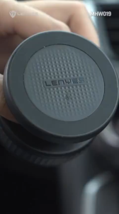 Holder HP Mobil Wireless Charger LENYES MHW019 15W Car Mount Magnetik Vacum Suction Cup Magsafe